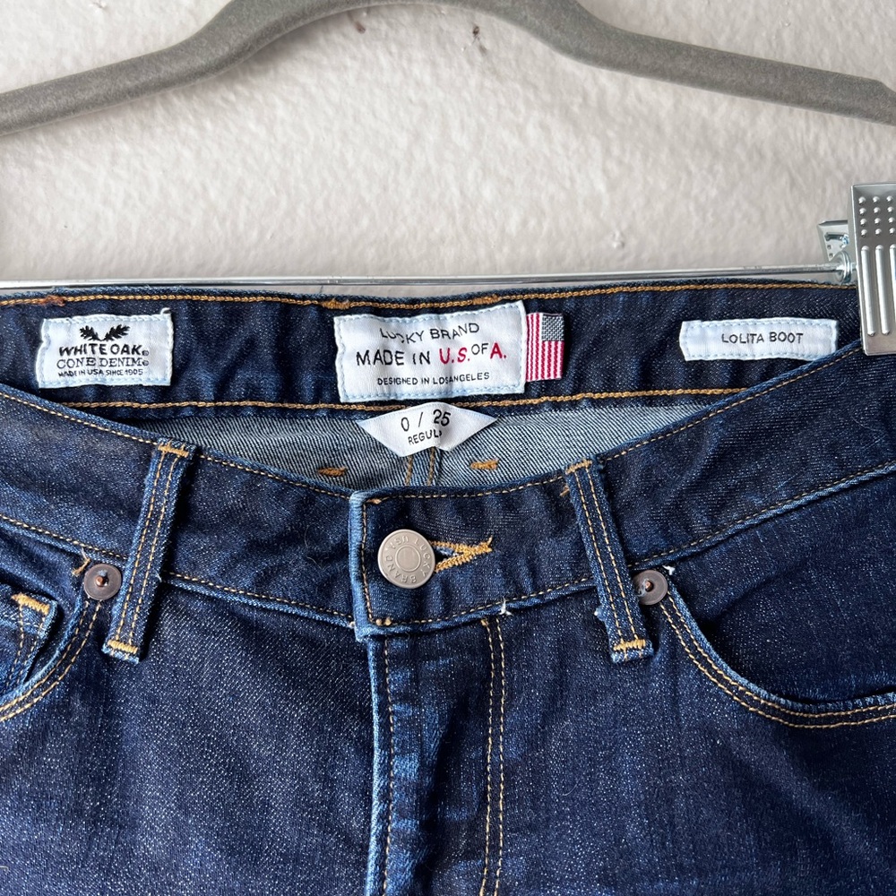 Bootcut dark jeans